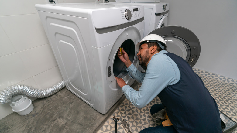 Campbell washer- dryer installation
